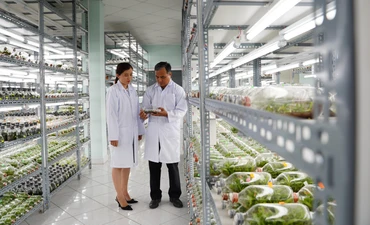Phòng nuôi cấy mô hoa lan, Khu Nông nghiệp công nghệ cao Thành phố Hồ Chí Minh.