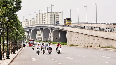 Các dự án BT về hạ tầng đã giảm thiểu ùn tắc giao thông. Ảnh: NGUYỆT ANH
