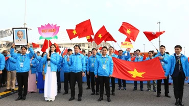 Đoàn Việt Nam tham dự Liên hoan Thanh niên Thế giới 2024. 