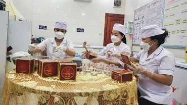 Cơ sở chế biến nhung hươu Hiền Ngọc tại xã Sơn Giang, huyện Hương Sơn (Hà Tĩnh).