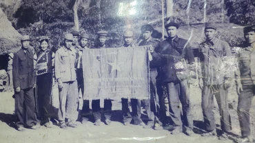 Hình ảnh Ban công an xã anh hùng đầu tiên của Tây Bắc. 
