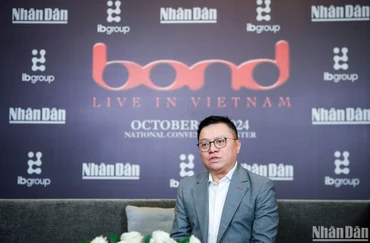 Theo ông Lê Quốc Minh, Ủy viên Trung ương Đảng, Tổng Biên tập Báo Nhân Dân, Phó Trưởng Ban Tuyên giáo Trung ương, Chủ tịch Hội Nhà báo Việt Nam, Trưởng Ban chỉ đạo chương trình "Good Morning Vietnam", chương trình Bond Live in Vietnam sẽ mang tới cho công chúng Việt Nam những trải nghiệm âm nhạc đỉnh cao và khác biệt. (Ảnh: Thành Đạt)