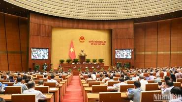 Quang cảnh phiên làm việc chiều 30/5. (ẢNH: DUY LINH)