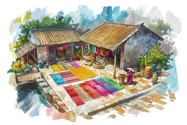 [Ảnh] Tái hiện mùa xuân trên làng quê xưa bằng... công nghệ AI