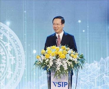 Chủ tịch nước Võ Văn Thưởng phát biểu tại lễ kỷ niệm.