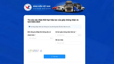 Giao diện trang web https://giahanxcg.vr.org.vn. (Ảnh chụp màn hình)