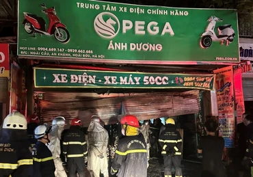 Hiện trường vụ cháy khiến 3 người trong gia đình tử vong. (Ảnh: Cơ quan Công an cung cấp)