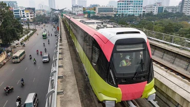 Đường sắt đô thị Nhổn-ga Hà Nội sẽ được đưa vào khai thác đoạn trên cao vào cuối năm 2022.