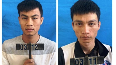 Các đối tượng cướp giật tài sản bị bắt giữ.