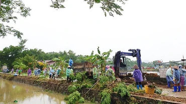 Huy động sức dân vào xây dựng nông thôn mới ở Mỹ Đức.