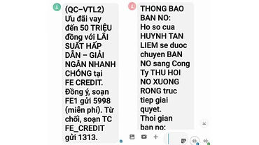 Tin nhắn rác, cuộc gọi rác gây rất nhiều bức xúc cho người dân thời gian qua.