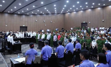 Quang cảnh phiên xét xử. Ảnh: TTXVN