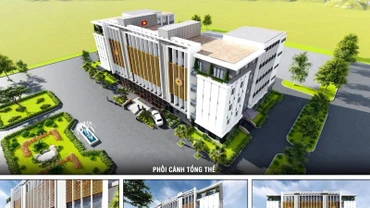 Dự án Khu trung tâm hành chính mới huyện Con Cuông, gồm: Huyện ủy, Hội đồng nhân dân, Ủy ban nhân dân và các đoàn thể được xây dựng với quy mô hơn 3ha, có tổng mức đầu tư 110 tỷ đồng dự kiến được triển khai trong thời gian tới nhưng nay đã tạm dừng. (Ảnh BÁ HẬU)