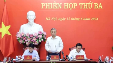 Chủ tịch nước Tô Lâm phát biểu chỉ đạo. (Ảnh: TTXVN)