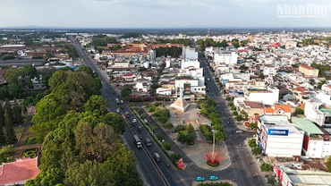 Một góc thành phố Long Khánh.