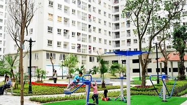 Khu nhà ở xã hội ECOHOME 1. Ảnh: HẢI NAM