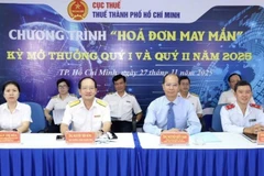 Ban Tổ chức và Hội đồng giám sát Chương trình hóa đơn may mắn tại Thành phố Hồ Chí Minh.