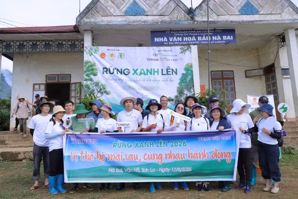 Khởi động chương trình “Rừng Xanh Lên 2026” nhằm góp phần bảo tồn đa dạng sinh học. (Ảnh: Văn Cường)