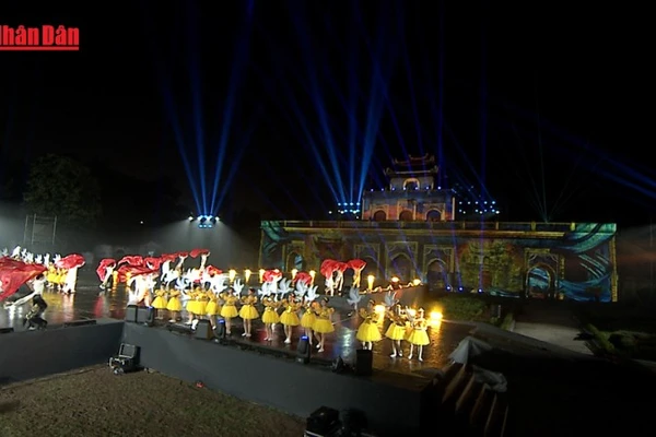 Lễ khai mạc Festival Thăng Long-Hà Nội 2025 vào tối 7/11 tại Hoàng thành Thăng Long.