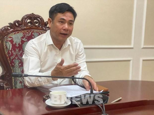 Ông Nguyễn Mạnh Khởi, Phó Cục trưởng Cục Quản lý nhà và thị trường bất động sản, Bộ Xây dựng. (Ảnh: Thu Hằng/TTXVN)