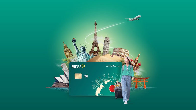 Khám phá thế giới với BIDV Mastercard World Travel. Ảnh: BIDV