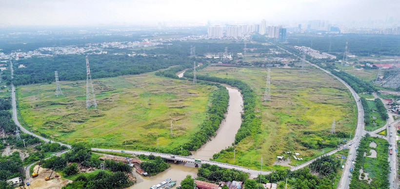 Thuế đất tại huyện Nhà Bè được điều chỉnh tăng cao.