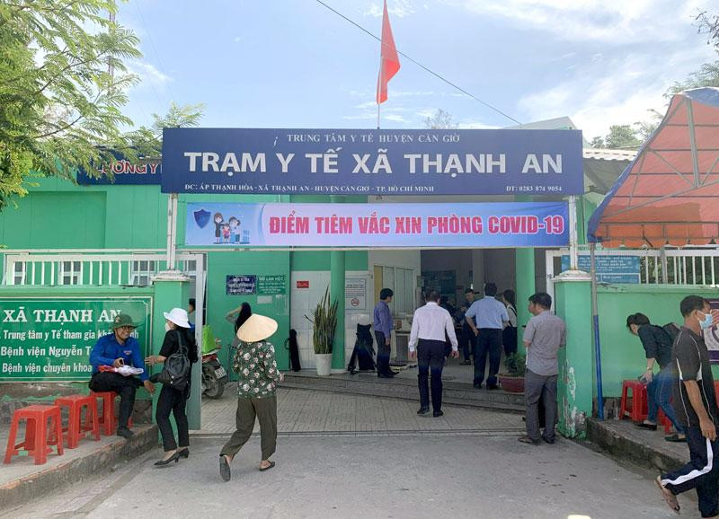 Tỷ lệ người dân đến khám tại Trạm y tế xã Thạnh An tăng lên đáng kể.