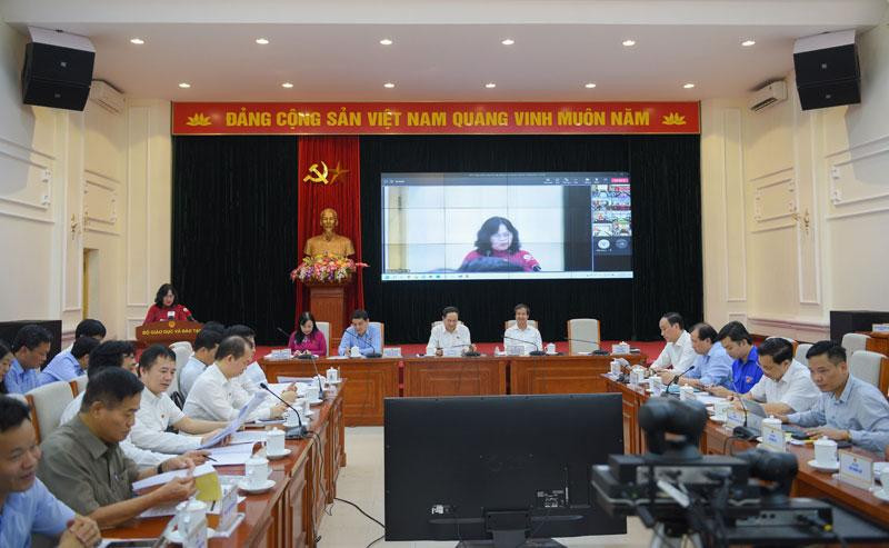 Hội nghị “Đẩy mạnh công tác xây dựng văn hóa học đường”.