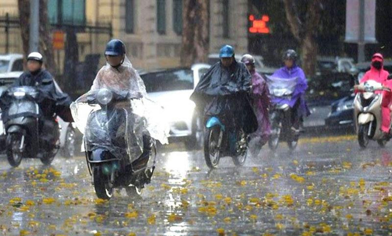 Khu vực Hà Nội ngày và đêm 21/8, có mưa vừa, mưa to và dông, cục bộ có mưa rất to. (Ảnh minh họa)