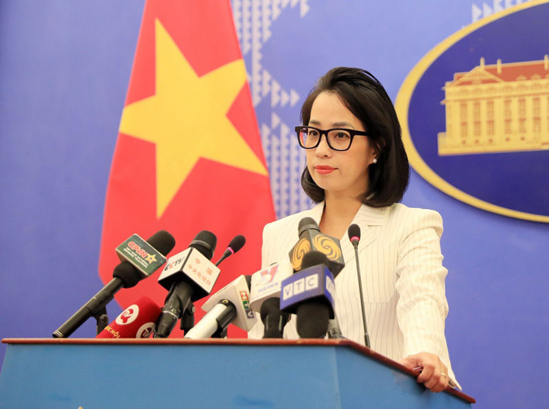 Người Phát ngôn Bộ Ngoại giao Việt Nam Phạm Thu Hằng.