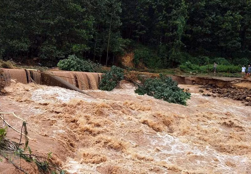 Nguy cơ cao xảy ra lũ quét trên các sông, suối nhỏ, sạt lở đất trên sườn dốc tại tỉnh Sơn La. (Ảnh minh họa)