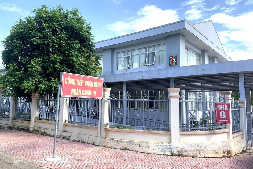 Khoa Truyền nhiễm Bệnh viện đa khoa vùng Tây Nguyên, nơi bệnh nhân đang điều trị.