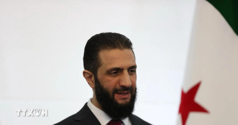Tổng thống lâm thời Syria Ahmed al-Sharaa. (Ảnh: AA/TTXVN)