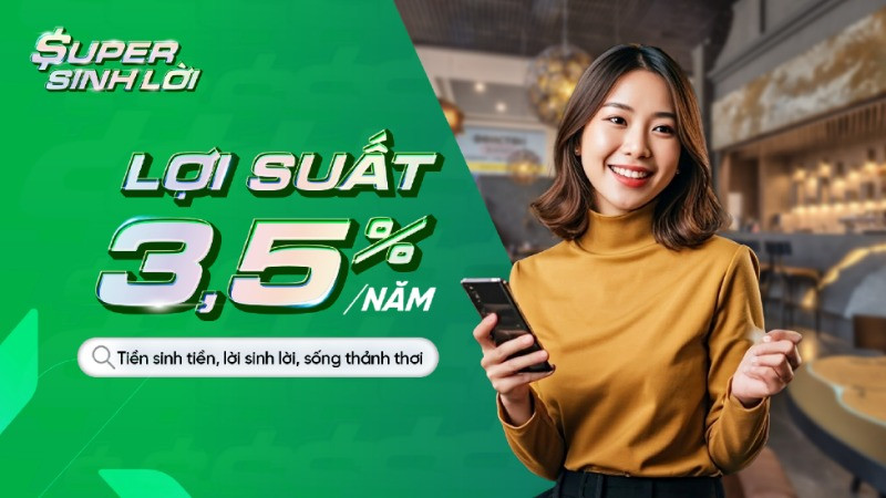Super sinh lời mang lại lợi suất sinh lời đến 3,5%/năm.