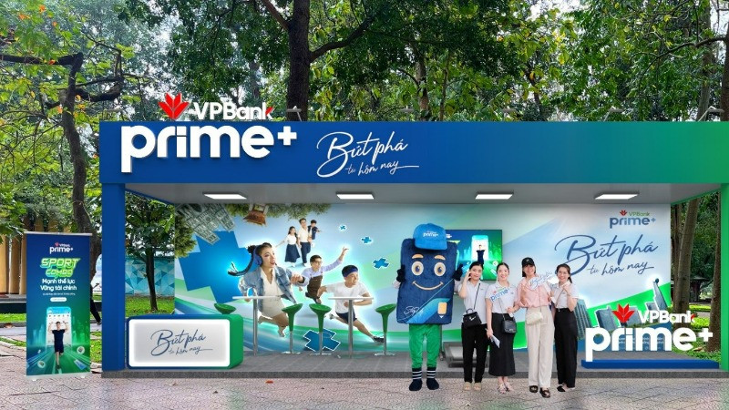 Phối cảnh gian hàng VPBank Prime tại Lễ hội năm nay.