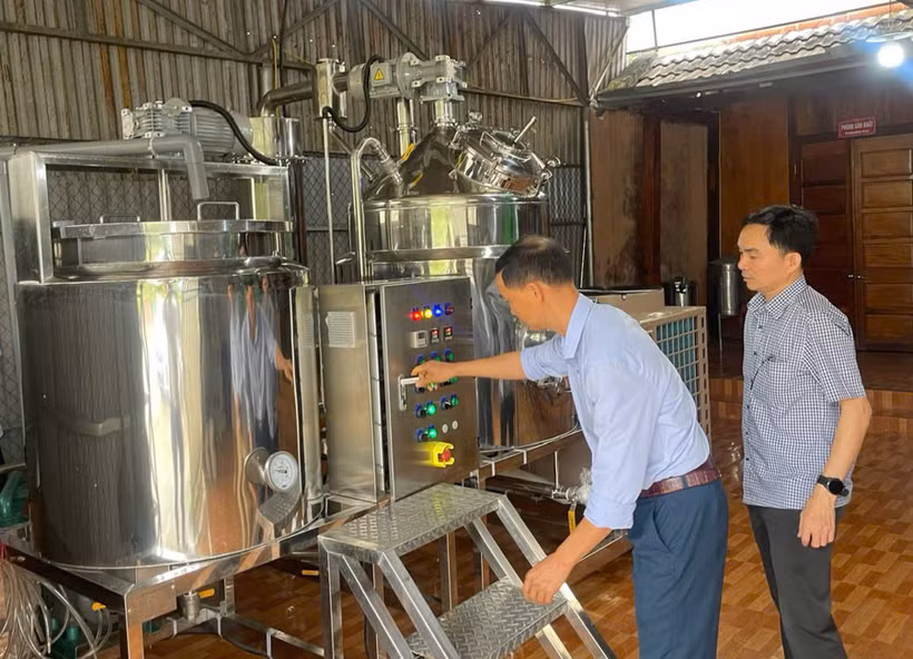 Nghiệm thu đề án hỗ trợ máy hạ thủy phần tại Công ty Trách nhiệm hữu hạn Xuất nhập khẩu nông sản Bình An.