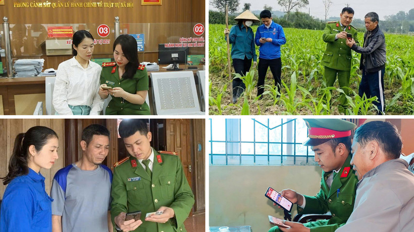 Công an Hà Tĩnh Hướng dẫn người dân cài đặt VNeID mọi lúc, mọi nơi.