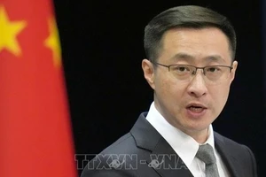 Người phát ngôn Bộ Ngoại giao Trung Quốc Lâm Kiếm. (Ảnh tư liệu: Kyodo/TTXVN)