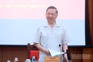 Tổng Bí thư, Chủ tịch nước Tô Lâm, Trưởng Ban Chỉ đạo Trung ương về phát triển khoa học, công nghệ, đổi mới sáng tạo và chuyển đổi số. (Ảnh: ĐĂNG KHOA)
