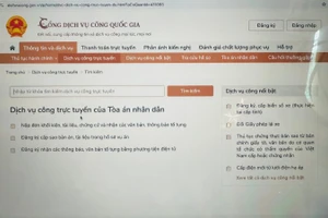 Dự thảo Nghị quyết nêu rõ cơ quan, tổ chức, cá nhân thực hiện gửi đơn khởi kiện, yêu cầu kèm theo tài liệu, chứng cứ mà mình hiện có trên Hệ thống điện tử giải quyết thủ tục tố tụng, hành chính tư pháp qua Cổng dịch vụ công quốc gia. (Ảnh minh họa. Nguồn: TH)