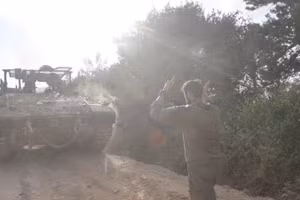 Lực lượng an ninh Israel được triển khai tại miền bắc nước này, gần biên giới với Liban. (Ảnh: THX/TTXVN)