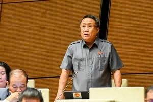 Đại biểu Hà Sỹ Đồng (Đoàn Quảng Trị). (Ảnh: DUY LINH)