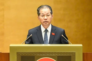 Chánh án Tòa án nhân dân tối cao Nguyễn Văn Quảng. (Ảnh: DUY LINH)