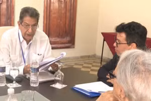 Ông Fredesman Turro Gonzalez phát biểu tại một hội thảo về quan hệ Cuba-Việt Nam. (Ảnh: TTXVN)