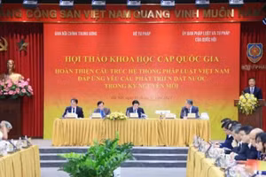 Hội thảo khoa học cấp quốc gia “Hoàn thiện cấu trúc hệ thống pháp luật Việt Nam đáp ứng yêu cầu phát triển đất nước trong kỷ nguyên mới”.