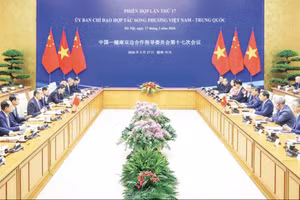 Phiên họp lần thứ 17 Ủy ban chỉ đạo hợp tác song phương Việt Nam-Trung Quốc.