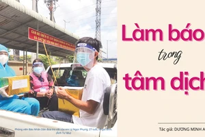Làm báo trong tâm dịch