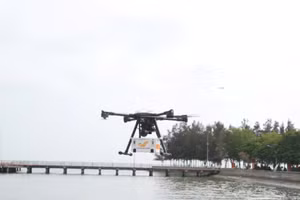 UAV sử dụng trong tuyến giao hàng Cần Giờ-Vũng Tàu.