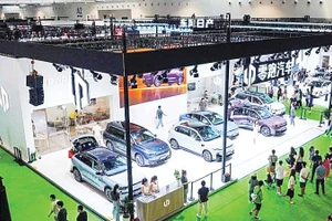 Triển lãm ô-tô quốc tế tại thành phố Trường Xuân, Trung Quốc. (Ảnh: TÂN HOA XÃ)