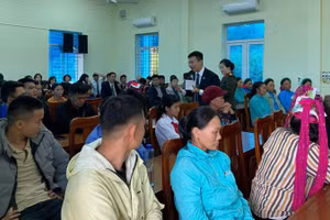 Tuyên truyền, phổ biến giáo dục pháp luật cho đồng bào dân tộc thiểu số. (Ảnh: TL)
